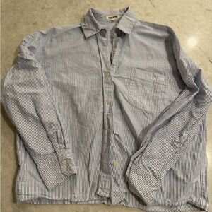 Djerf Avenue Breezy Striped Shirt
